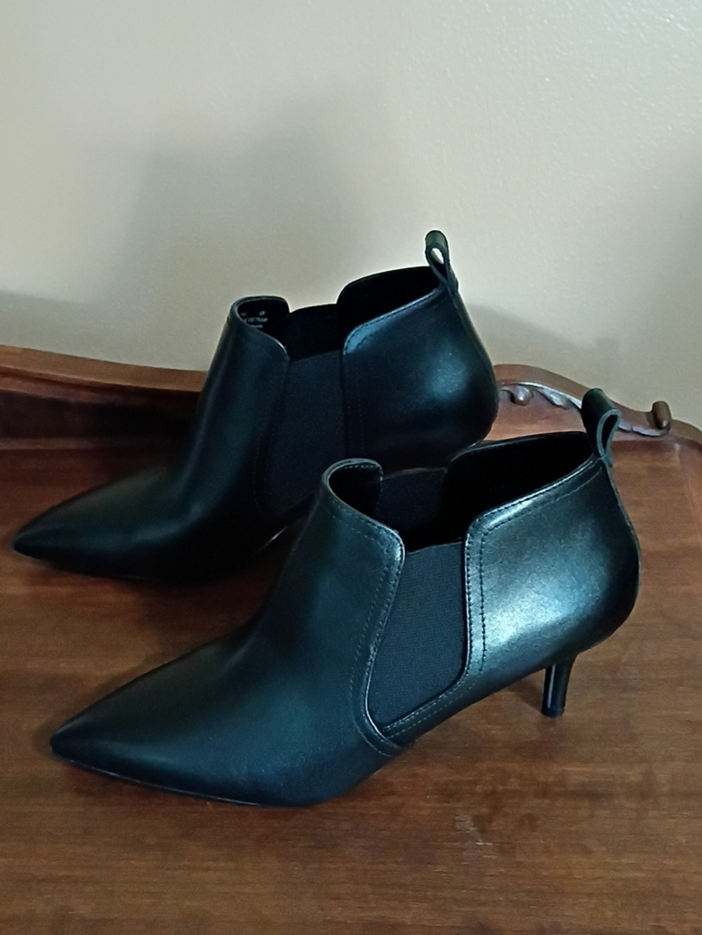 Cole Haan Nell Bootie Black Pointed-Toe Ankle Boots